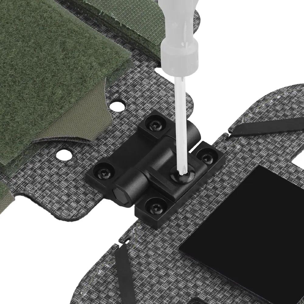 Tactical Phone Pouch with MOLLE/PALS Strap, Foldable Chest Phone Holder for Navigation & Tactical Vest Accessory