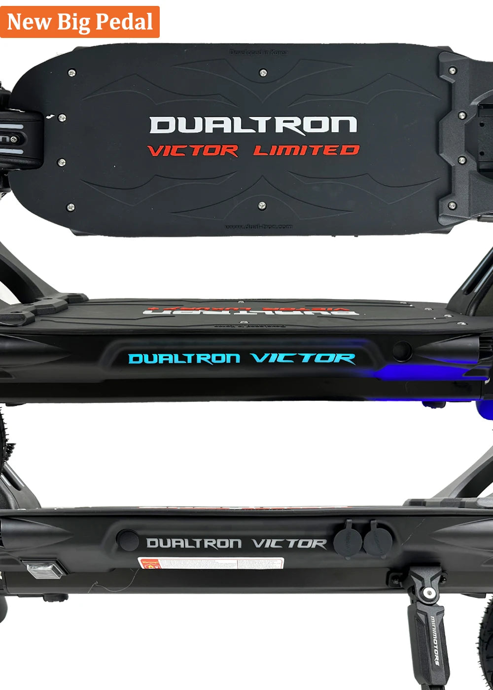 Official Dualtron Victor Limited 60V 35Ah EY4 Display 1300W*2 Dual Motor Top Speed 85km/h Dualtron Victor LTD Scooter