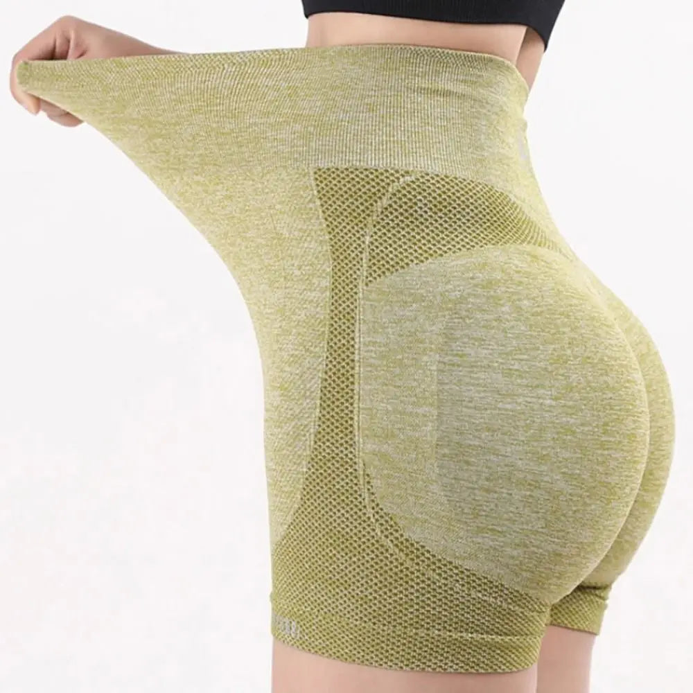 Comfortable Slim Fit Women Yoga Shorts High Waist Seamless Women's Sportswear Breathable Lift Butt Fitness Leggings Summer