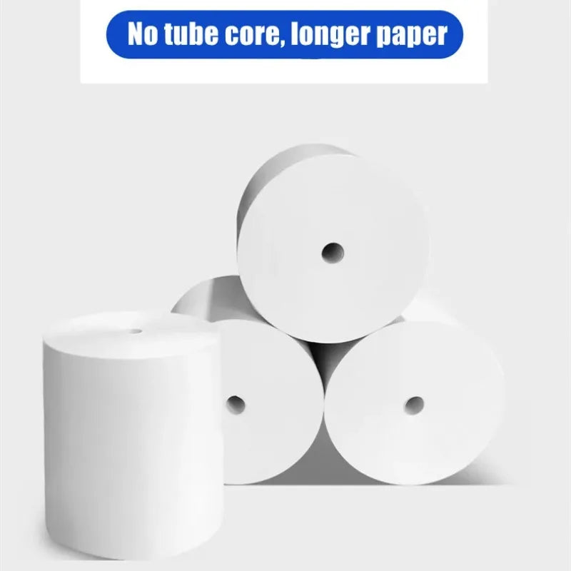 80mm Thermal Receipt Paper 3/6/10Rolls White Paper For 80mm Mini Portable Thermal Receipt Bill Printer For Business Printing