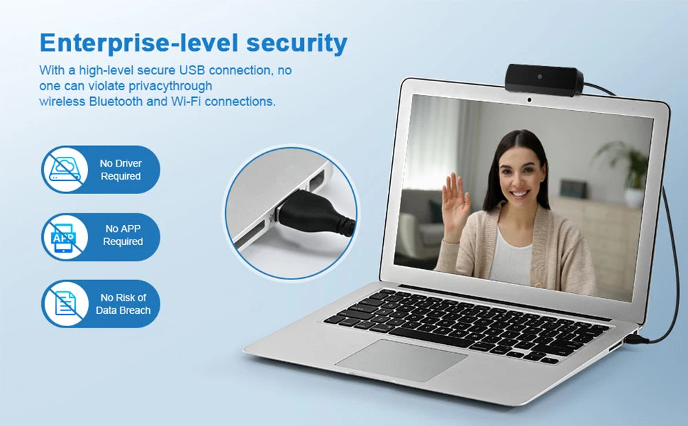 HD 1080P Web Camera USB Web Camera with Microphone Autofocus Camera PC Computer Laptop Live Streaming Webcam for Video Calling