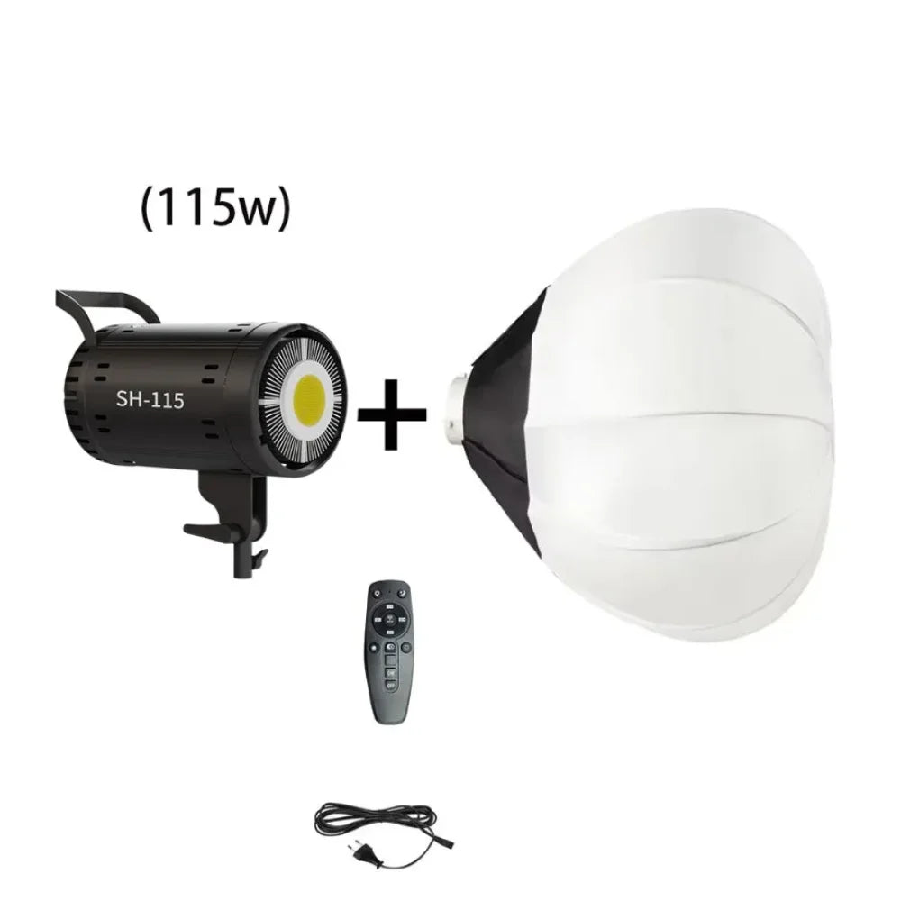 115/135W Photography Bowens Lighting LED 220V Video Studio Daylight-Balanced Lamp Portrait Flash Studio 3000-6000K 3 Colors