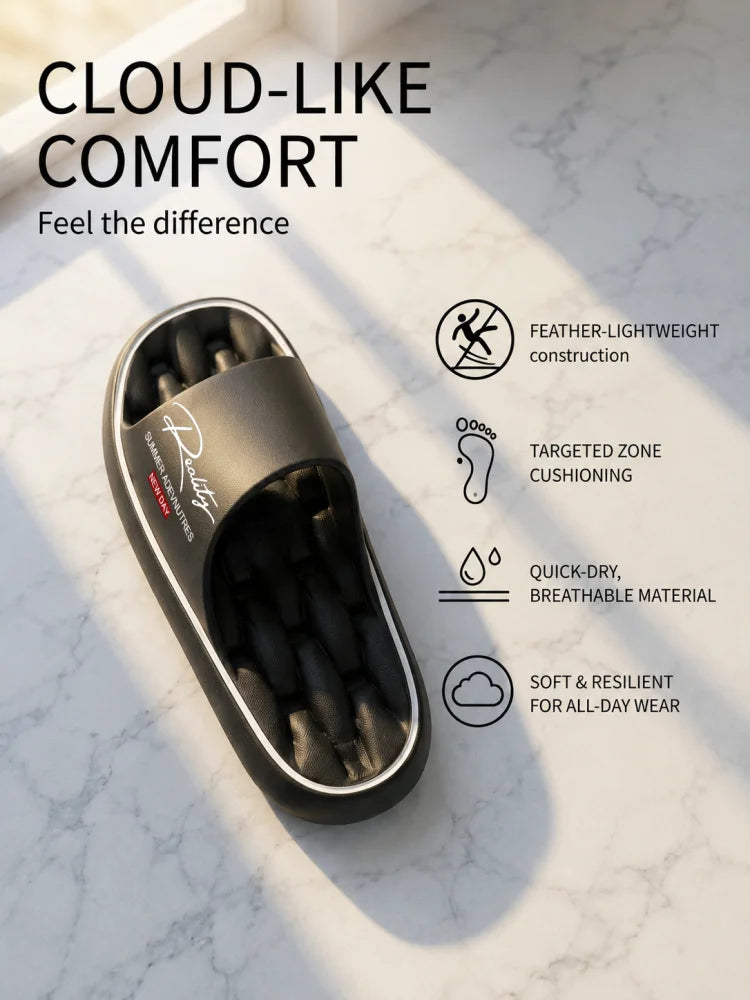 Summer innovative design EVA men's shoes, soft and lightweight home slippers, suitable for indoor and outdoor leisure activities
