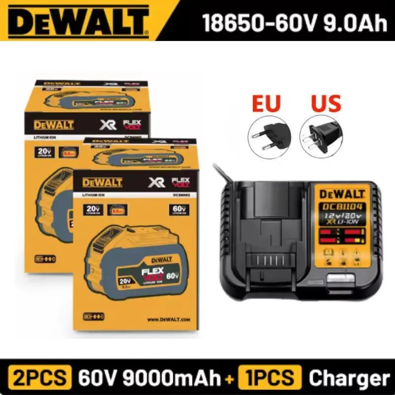Original Dewalt 20V/60V 9.0Ah Power Tool Battery DCB206 DCB205 DCB200 DCF887 DCG405 DCD791 DCF922 DCF850 DCD805 Tool Battery