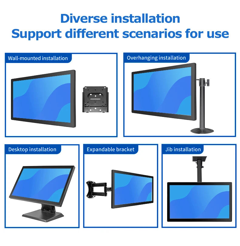 21.5 Inch Kitchen Display Screen Kds Pos System Hardware Kitchen Order Display Monitor Menu Management Display Screen