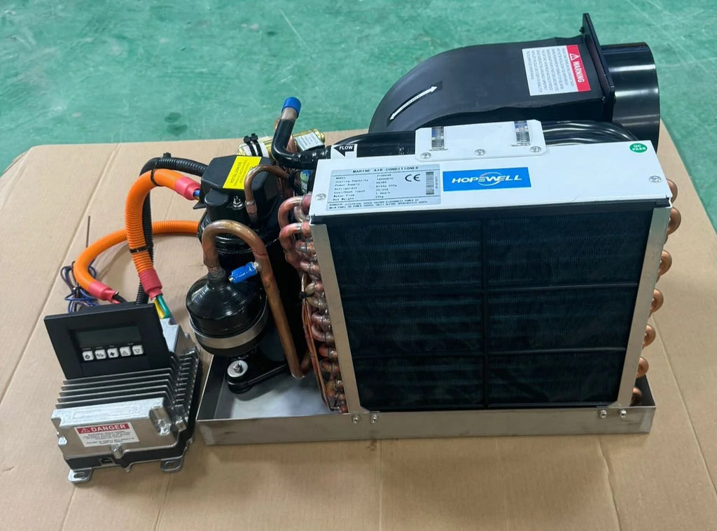 12V 24V 48V DC Brushless Inverter MARINE SELF CONTAINED AIR CONDITIONER 12000BTU