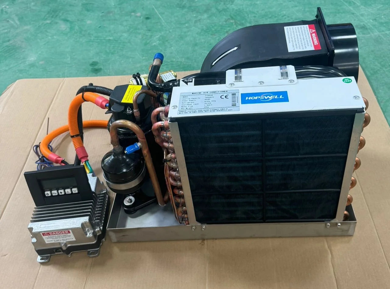 12V 24V 48V DC Brushless Inverter MARINE SELF CONTAINED AIR CONDITIONER 12000BTU