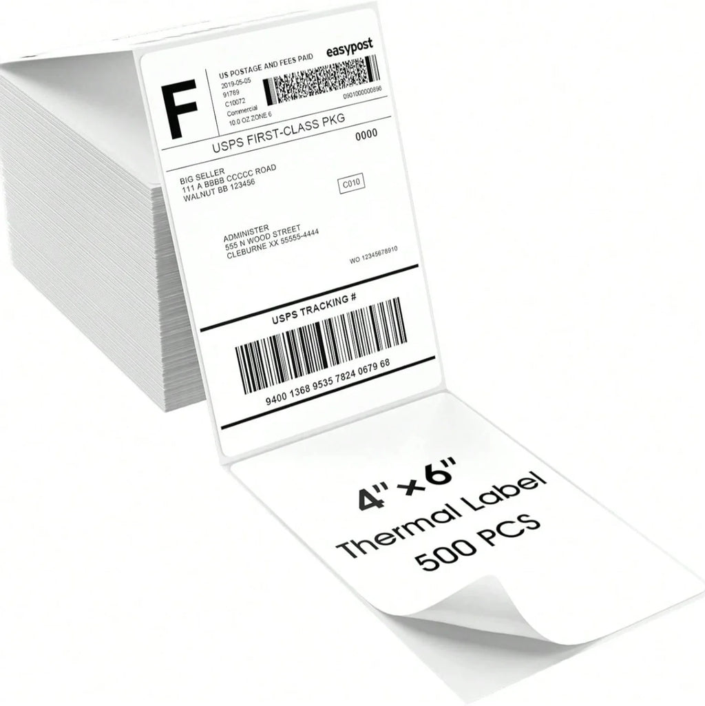 Shipping Label Printer 4x6 Bluetooth Thermal Label Printer For Small Business And Shipping Package, Support Android, IP Ho Ne, W