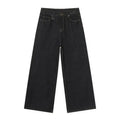 IEFB Men's Straight Denim Pants New Cleanfit Solid Color Korean Version Wide Leg Versatile Casual Jeans Trend New Autumn  9C1519