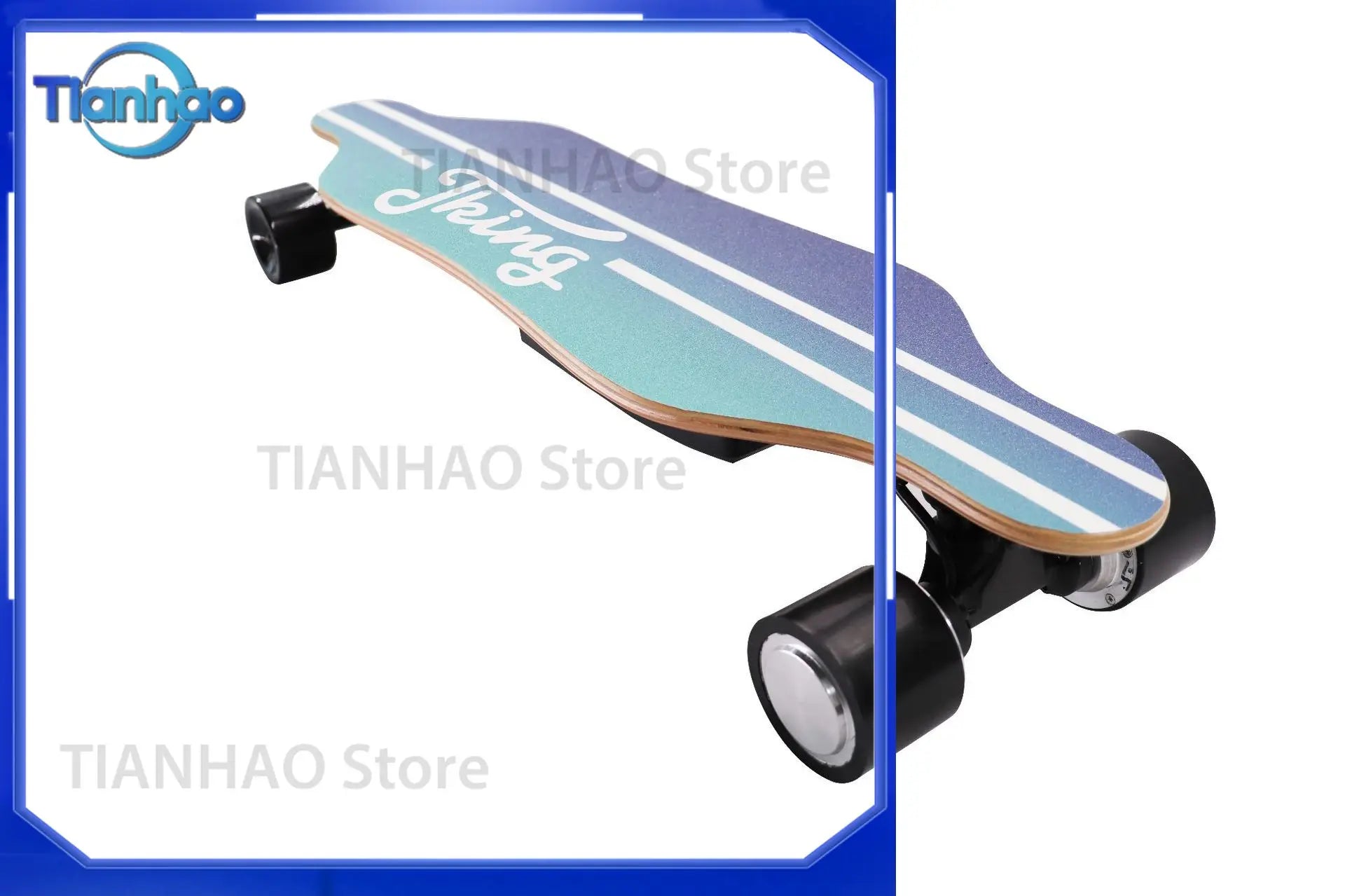 Electric Longboard for Adults High Speed Affordable Aluminum Deck with 90mm Polyurethane Wheels Customizable Colors for Boys