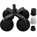 Fascia Gun Creative Massage Head with 4ball, Plastic Accessories MassageHead, Muscle Massager Head, Deep Tissue Massager Replace