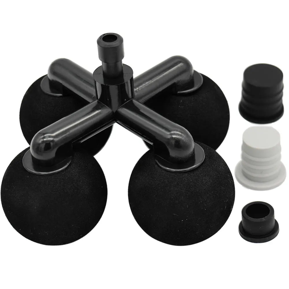 Fascia Gun Creative Massage Head with 4ball, Plastic Accessories MassageHead, Muscle Massager Head, Deep Tissue Massager Replace