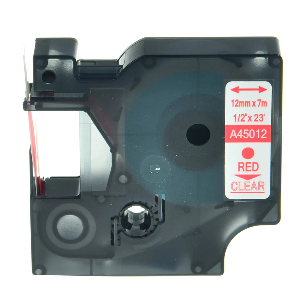 6/9/12mm 24mm Label for Dymo D1 Tape 45013 40913 43613 Black on White Compatible Dymo LabelManage 160 280 LabelPoint Label Maker