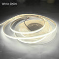 12V LED COB Neon Strip Light Waterproof IP65 Flexible Linear LED Tape Dimmable LED Ribbon 5M RA90 Warm White 2700K 3500K 5000K