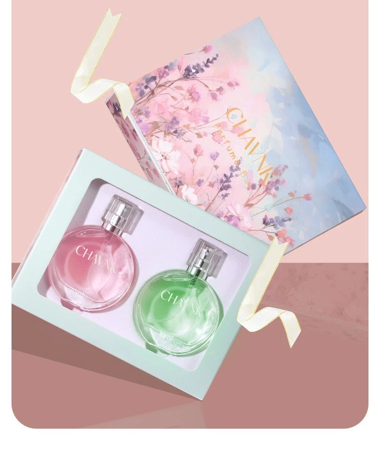 New Women's Encounter Perfume Set Gift Box, Birthday Gift Box, Long-Lasting Women's Perfume, True-to-Life Scent, 30ml x 2 Parfum