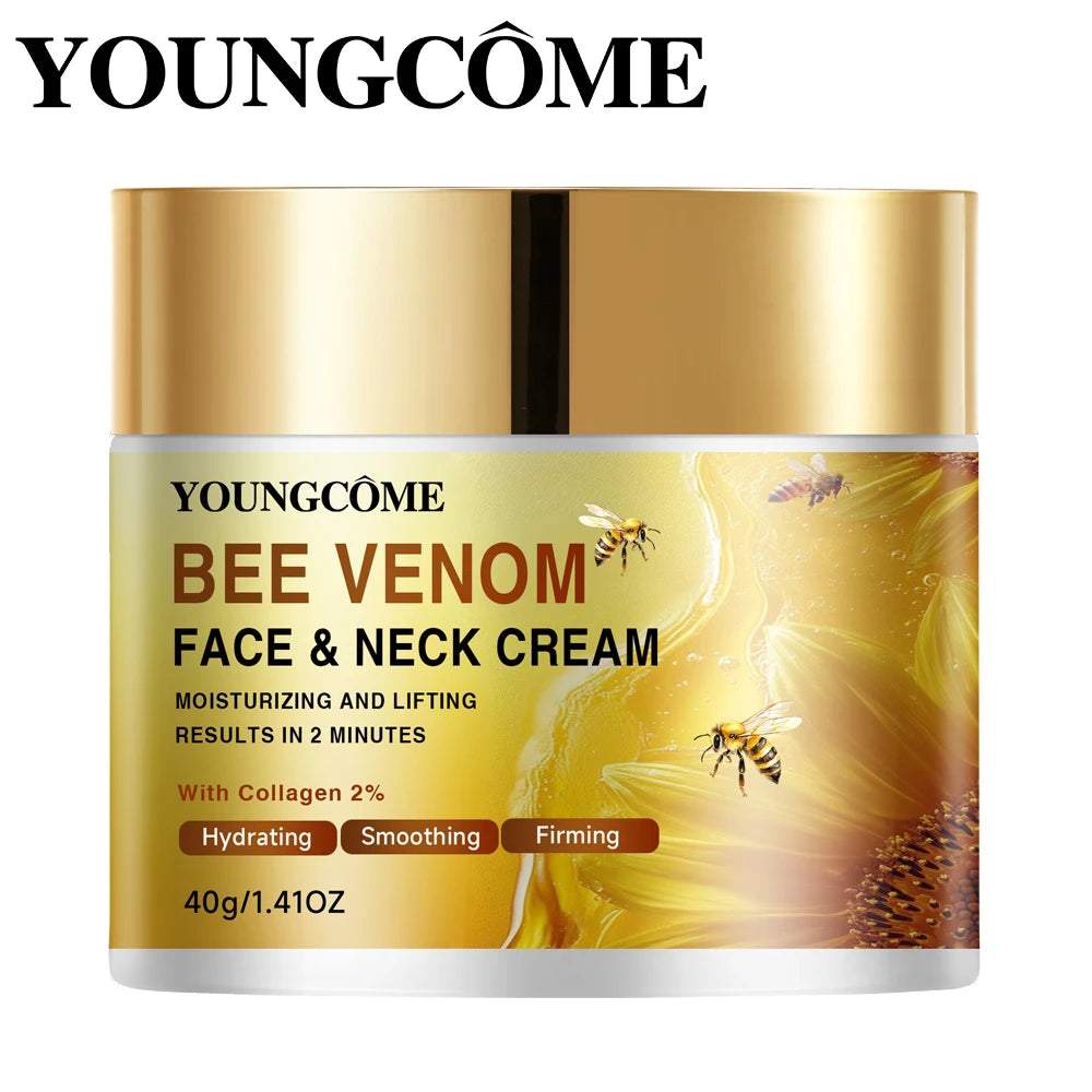  YOUNGCOME Bee Venom Face Cream Firm Lifting Soothing Lighten Redness Repair Damaged Skin  Barrier Brighten Nourish Face Cream