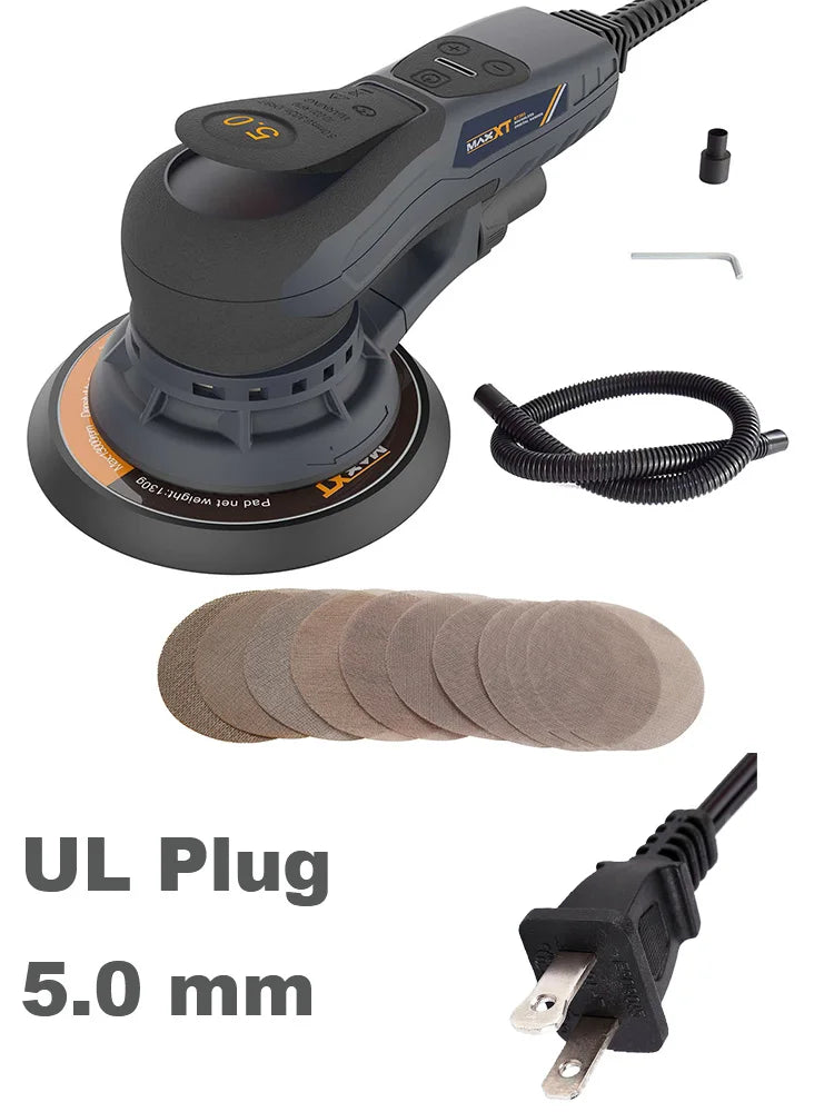 MAXXT 6Inch 150mm Power Sanding Machine Electric Orbital Sander Central Vacuum Brushless Motor Sander Orbital Car Polisher