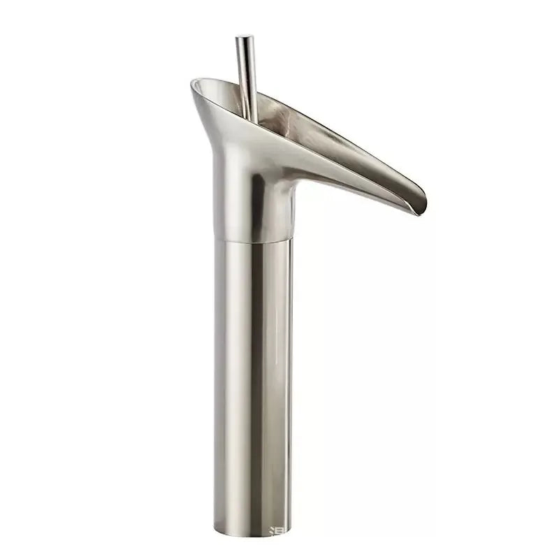 Bathroom Faucet Single Lever Waterfall Basin Faucet Brass Antique Hot and Cold bathroom Sink Mixer Wine Glass Style Taps