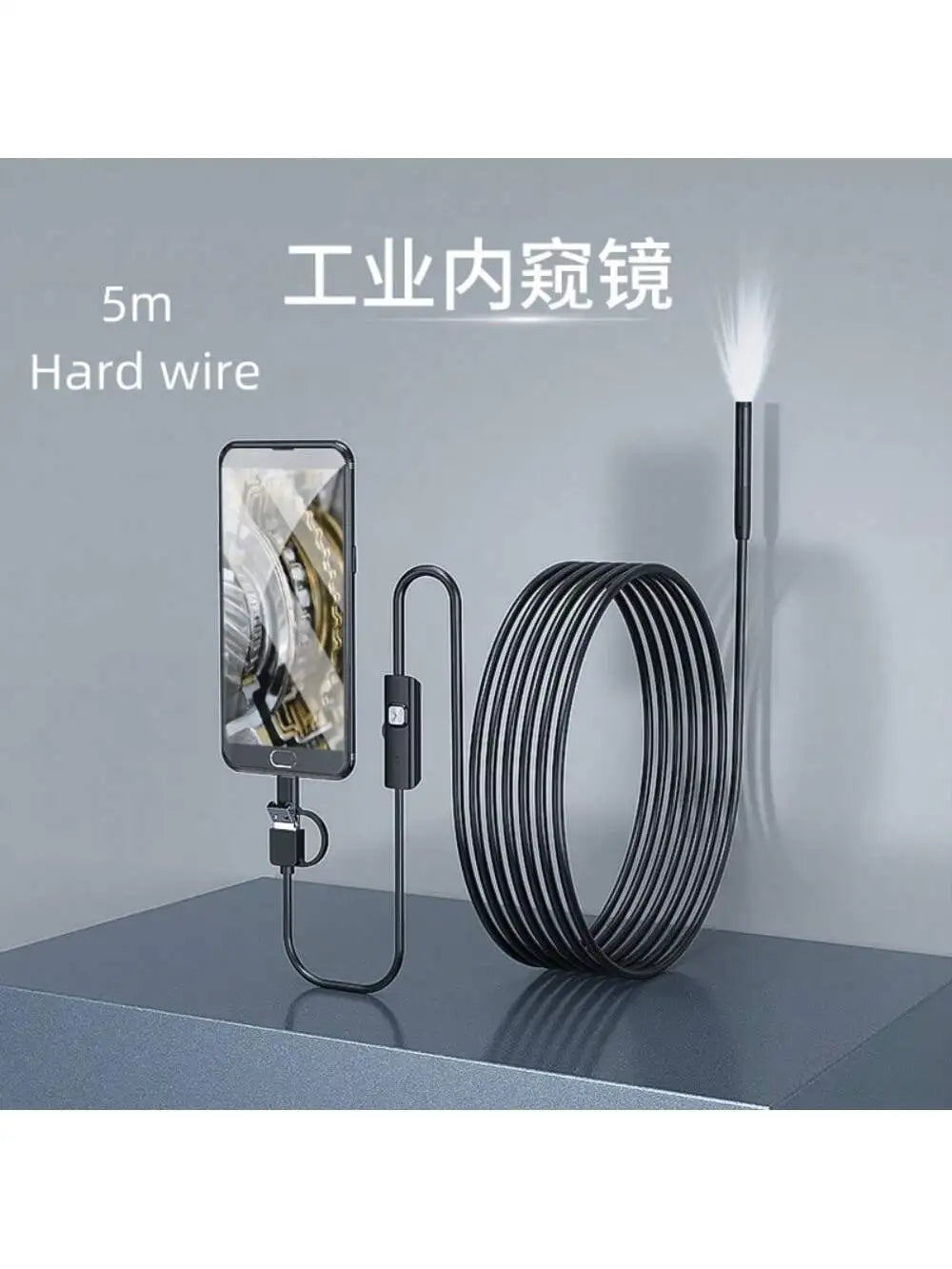 Android Mobile Phone Endoscope compact high-definition (HD) inspection camera industrial automotive and household applications
