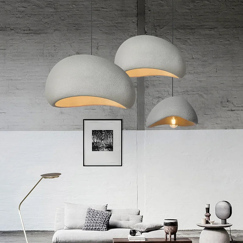 Minimalism Wabi Sabi LED Pendant Lamps For Living Dining Room Restaurant Loft Decor Hanging Chandelier Art Suspension Luminaire