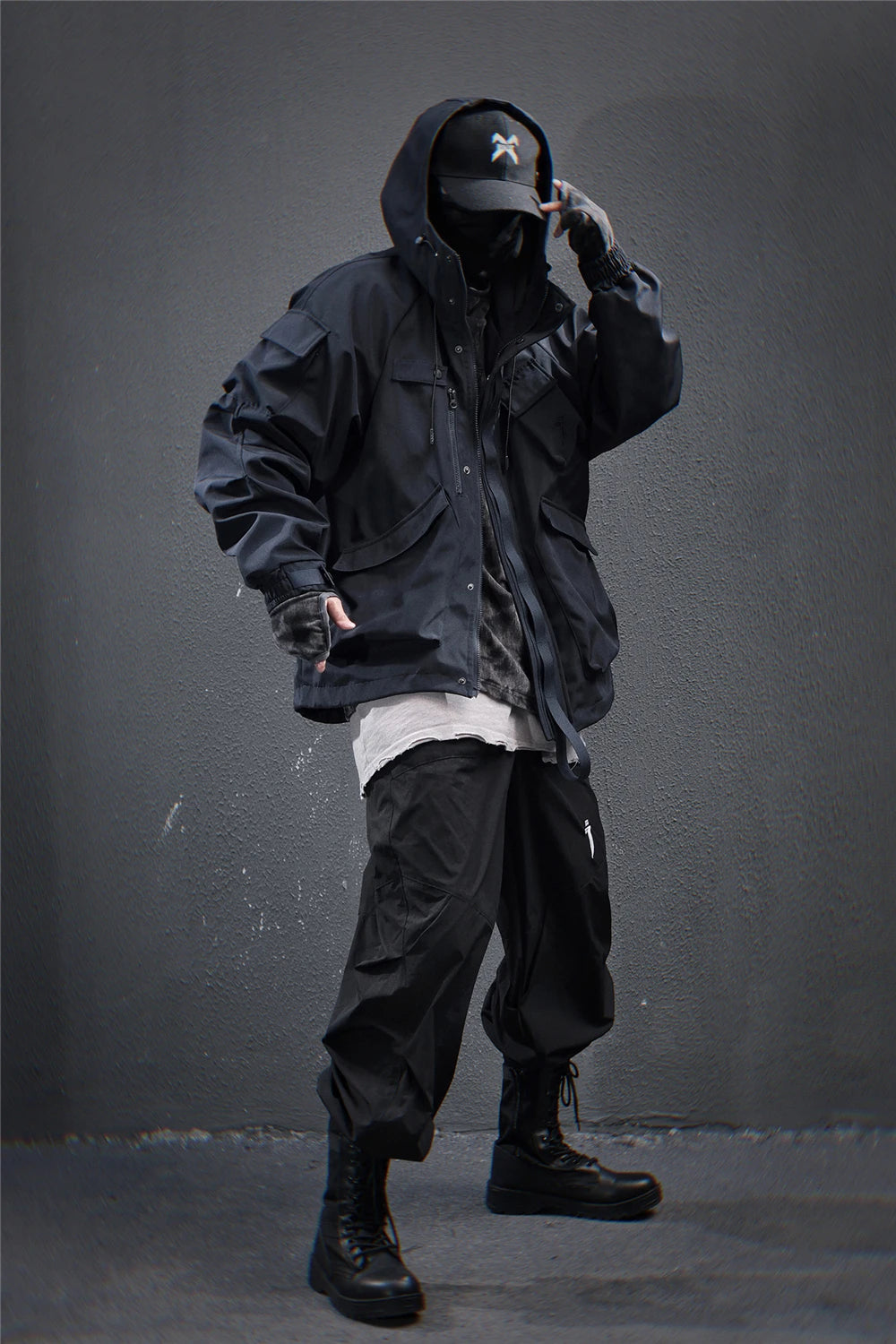 11 BYBB'S DARK 2025 Tactical Jackets Hooded Windbreaker Mens Cargo Function Jacket Fashion Coats Outwear Techwear Streetwear  ﻿