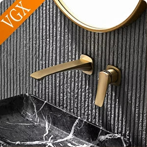 VGX Bathroom Faucets High Basin Mixer Sink Tall Faucet Gourmet Washbasin Taps Water Tap Hot Cold 360° Tapware Crane Brass Black
