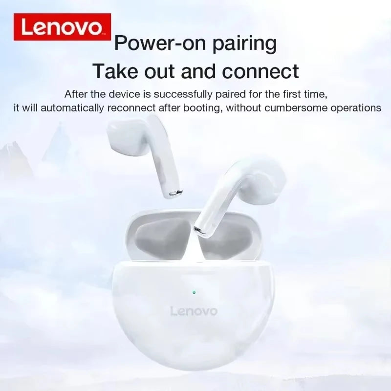 Original Lenovo HT38 Wireless Headphones TWS Bluetooth Earphones HD Stereo Game Call Noise Reduction Earbuds Music Sport Headset
