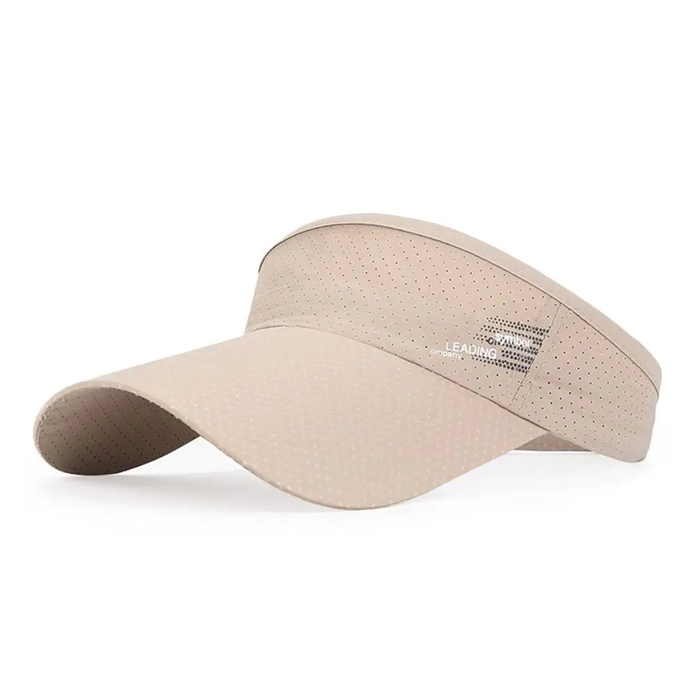 Summer Breathable Sun Hat Adjustable Quick-drying Sports Visor Casual Top Empty Beach Hat Running