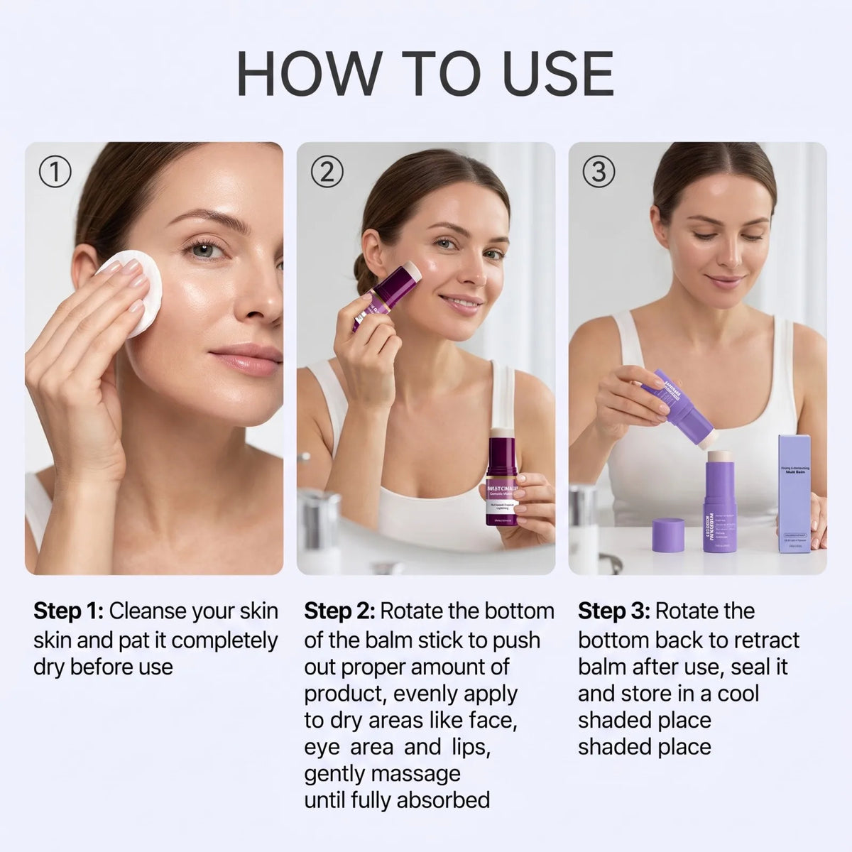 PDRN Calcium Volume Multi Balm Korean Anti-Oxidant Formula for Face, Eyes & Neck Hydrating, Firming Skin Treatment with Collagen