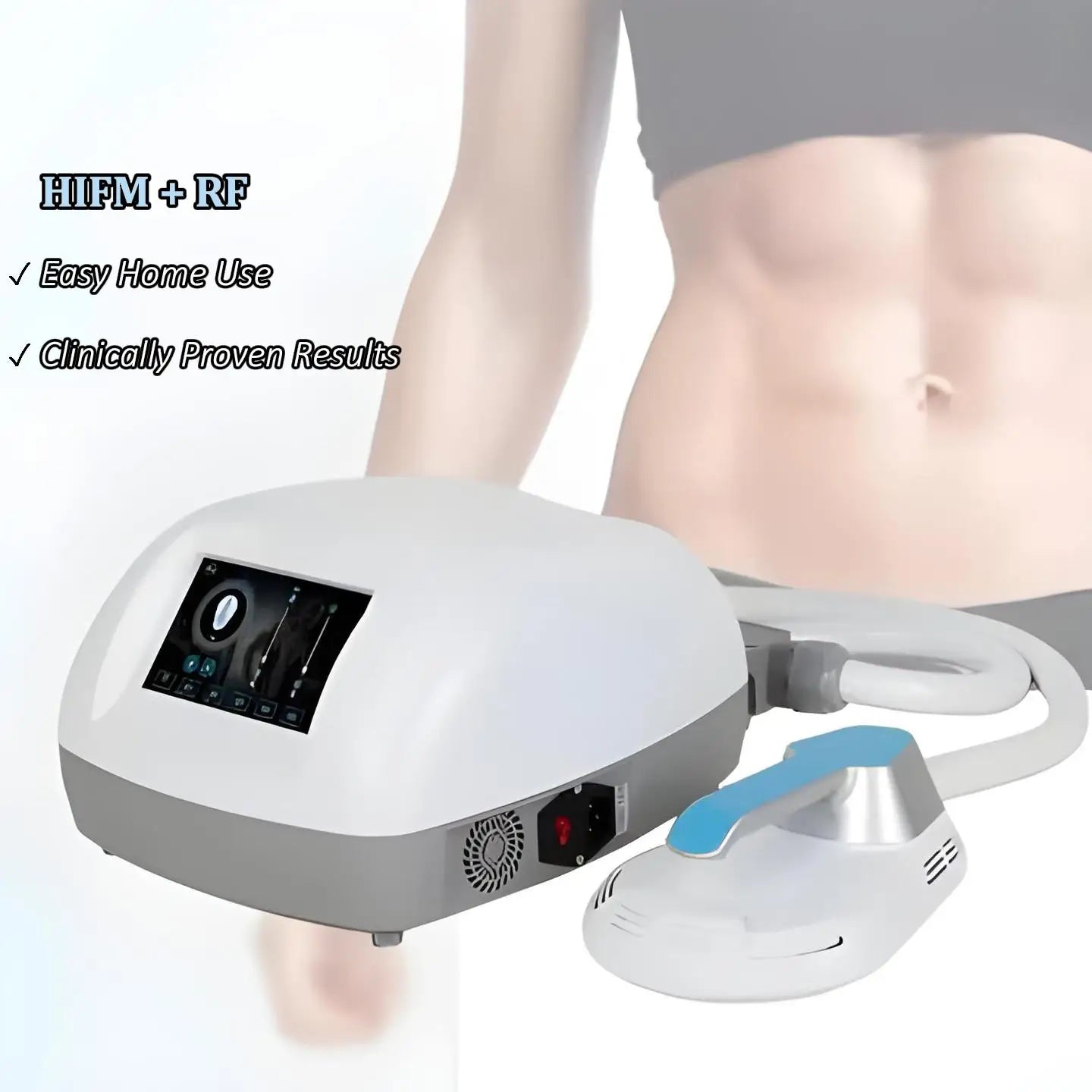 2026 Portable Body Slimming Machine Upgrade 15T Muscle Trainer RF for Home Use 36000 Contractions Session Portable Body Toner Fo