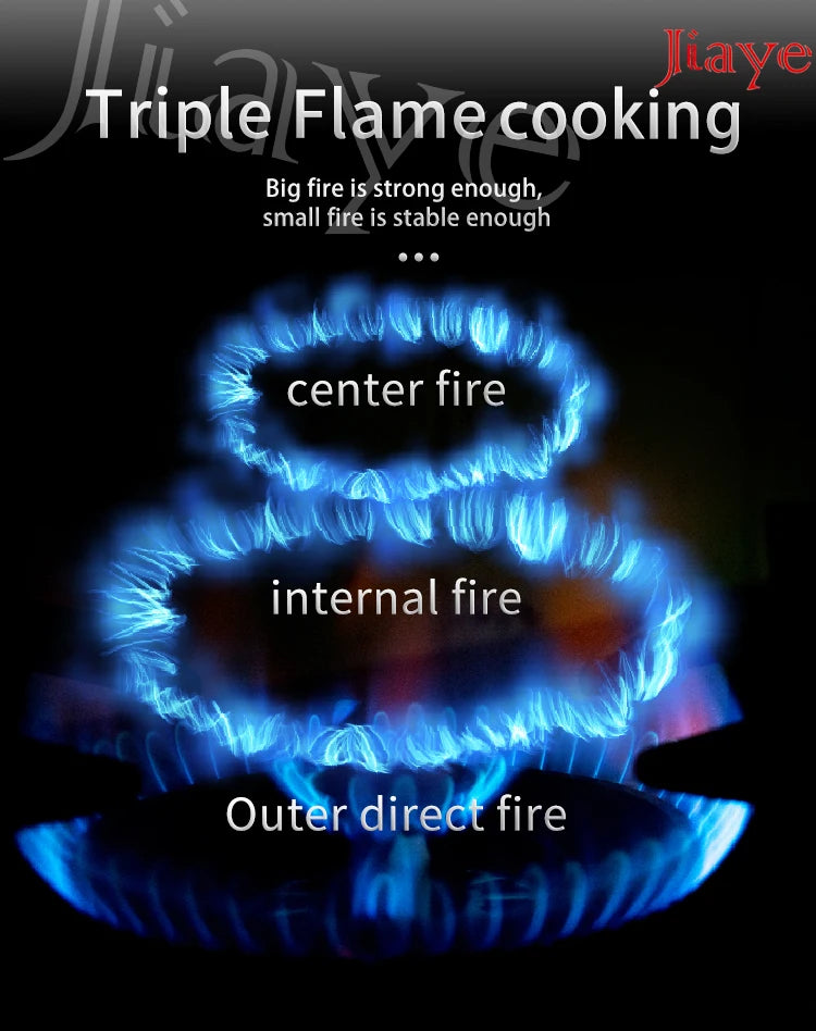 Home Kitchen Cooking Appliances 5 Burner Built in Gas Stove Cooker With Glass Top Gas and Electric Hob