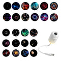 2-in-1 Galaxy Projector Light Mini USB Car Interior Ambient Lamp Galaxy LED Starry Sky for Party Home Bedroom Sleep Decoration