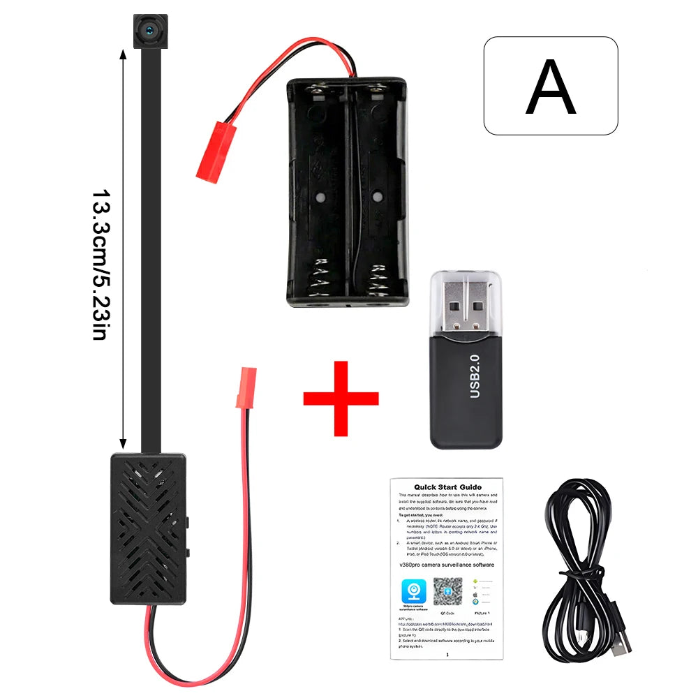 HD 1080P-DIY Module WiFi-Mini Camera Home Security Motion Detection P2P Micro Camcorder Remote Contro Video Recorder Mini IP Cam