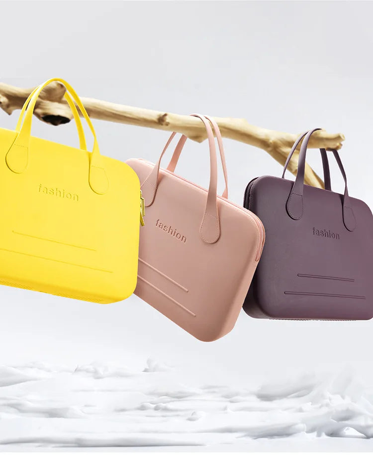 Morandi Colorful Computer Hand Bag Light Trendy 14 Inch Laptop Bag for Girls Student Portable EVA Waterproof Handbag