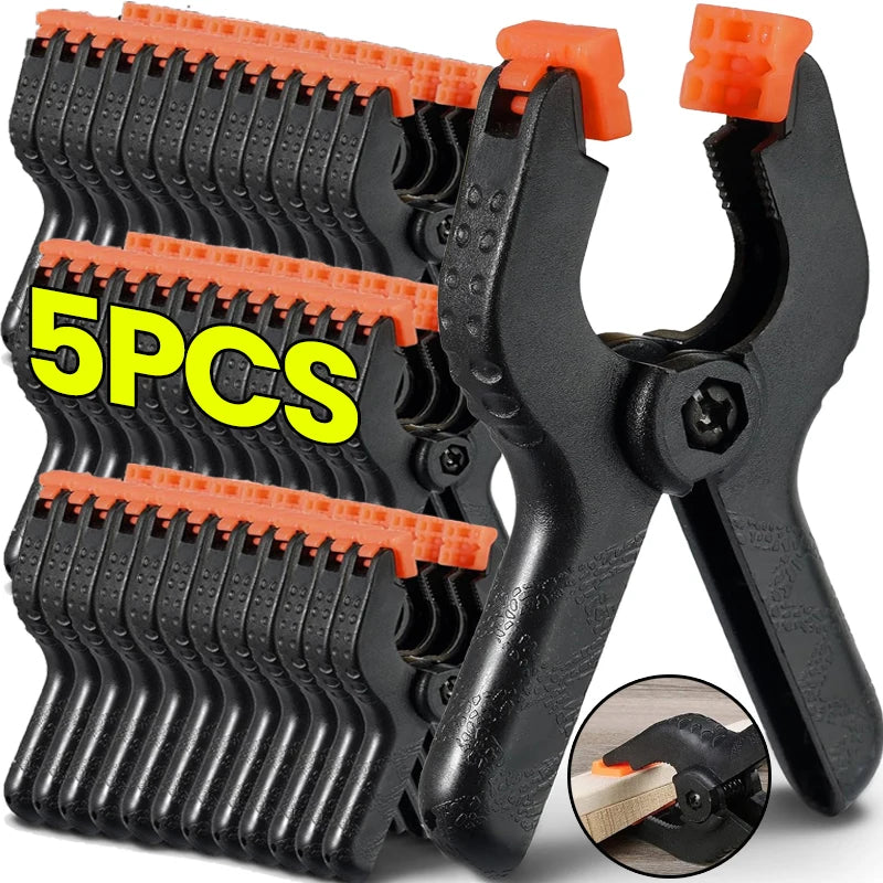 Plastic Adjustable Woodworking Clamps Wood Working Spring Clip Photography Background Fixed Clamps Laundry Clothes Drying Pegs