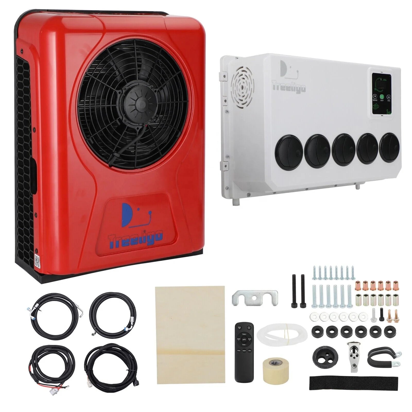12/24 V 960w Auto Electric Air Conditioner Semi Truck Ac Camper Cooler Electric Split Air Condition for Marine Vessels,RV