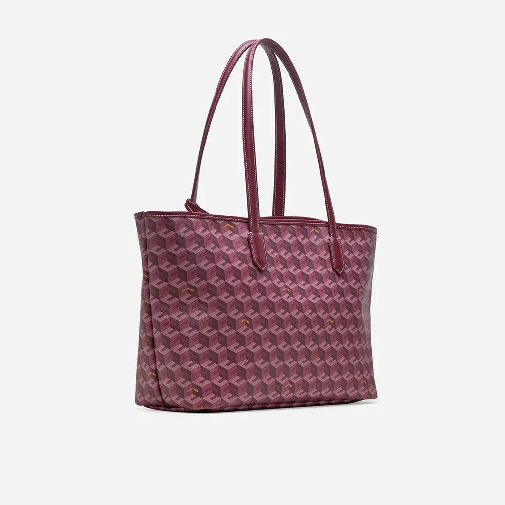 Large Capacity Geometric Print Tote Bag Fashion Women's Handbag Shopper Bag