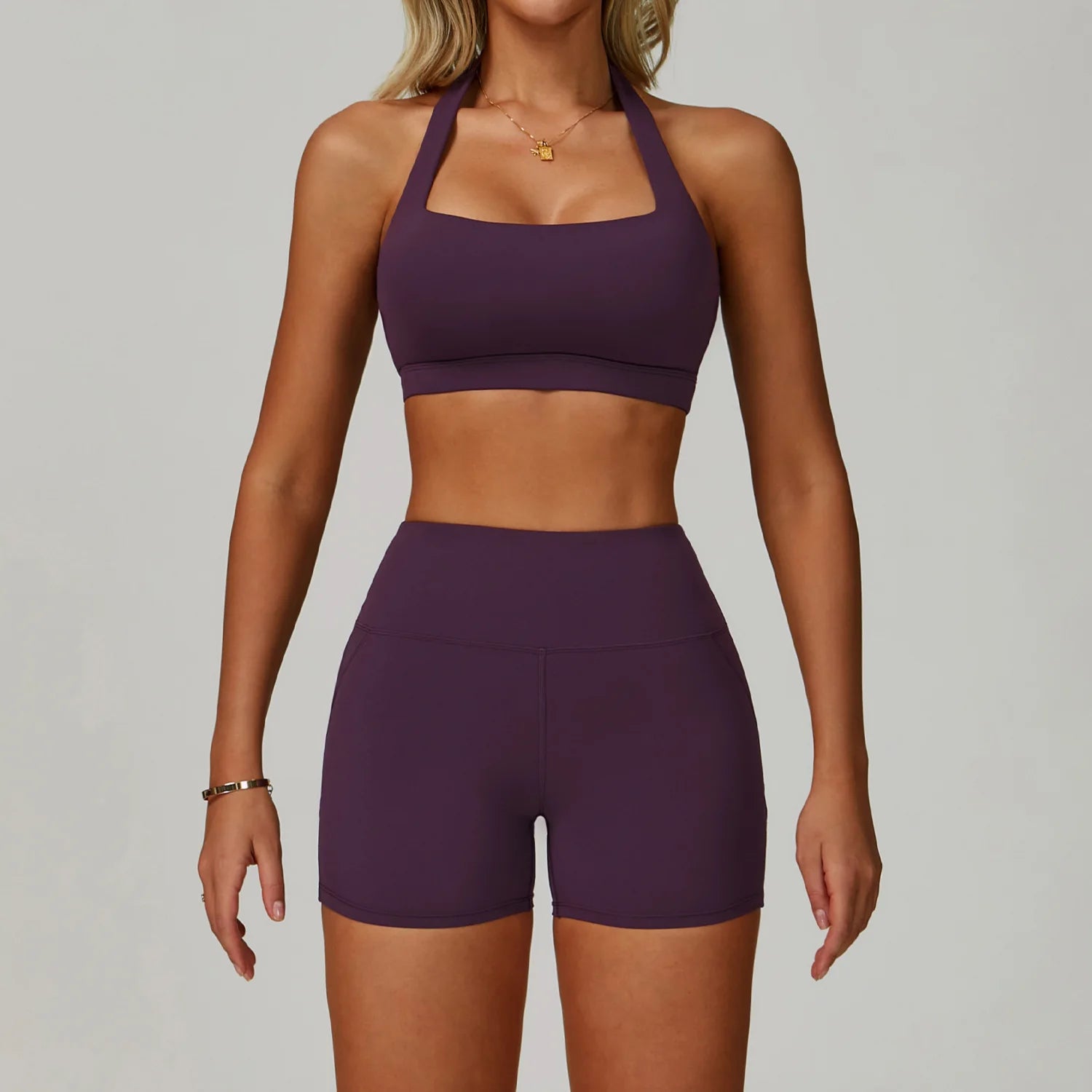 2Pcs Sets Women's Tracksuit Fitness Clothes Yoga Sets Sportswear Workout Bra High Waist Leggings Set Gym Clothing Sports Suits