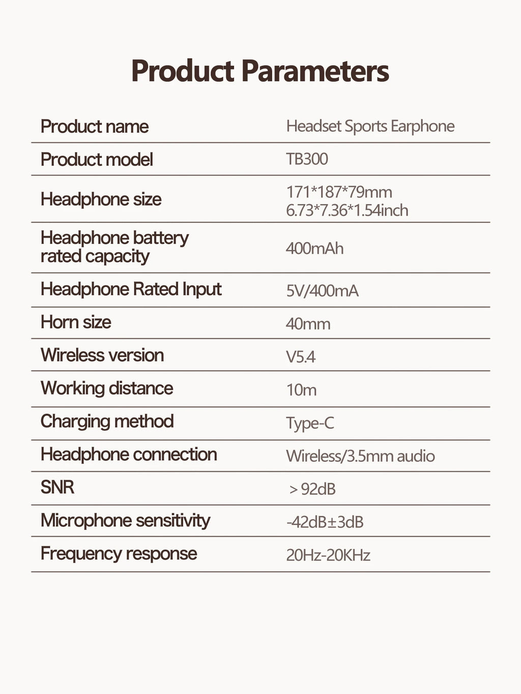 Lenovo TB300 Bluetooth 5.4 Over Ear Headset Noise Reduction Mic 190g Light Soft Earpads 400mAh Battery 3.5mm Wired Headphones