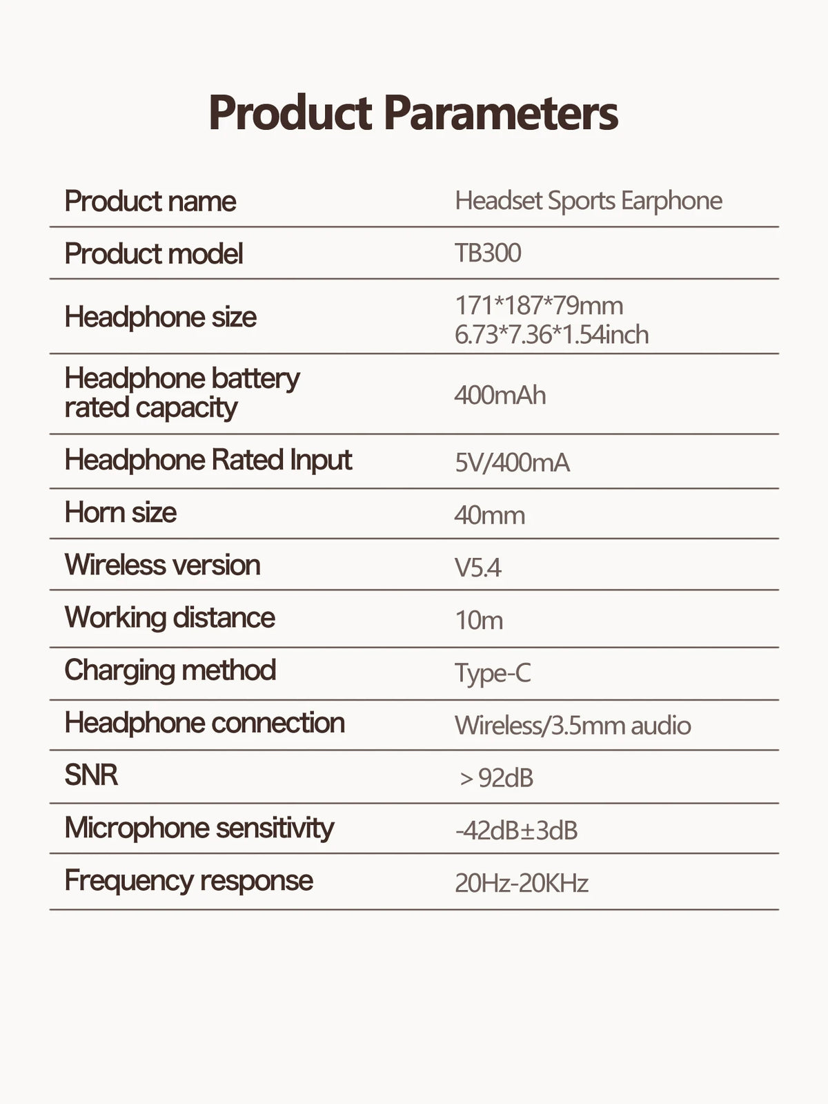 Lenovo TB300 Bluetooth 5.4 Over Ear Headset Noise Reduction Mic 190g Light Soft Earpads 400mAh Battery 3.5mm Wired Headphones