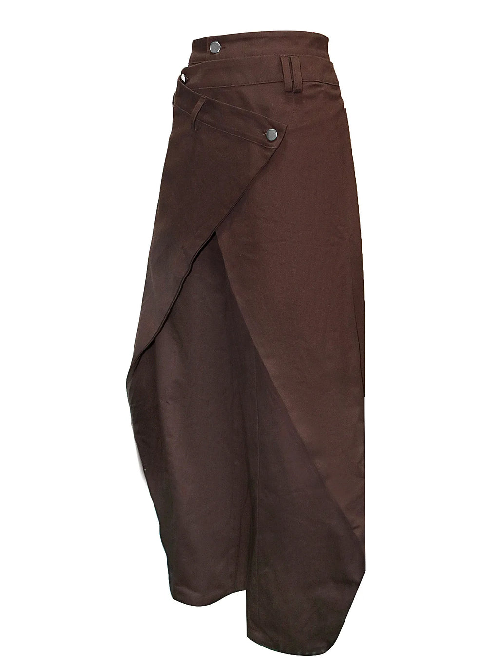 Vintage Washed Denim Wide Leg Pants Women Asymmetrical Wrap Overlap High Waist Y2K Streetwear Casual  Fashion Baggy Jeans
