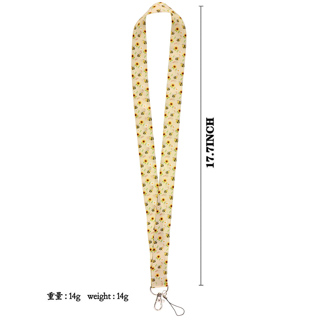 100 Designs Cute Art Lanyard for Keys Chain Badge Holder ID Credit Card Pass Hang Rope Lariat Mobile Phone Charm Accessories