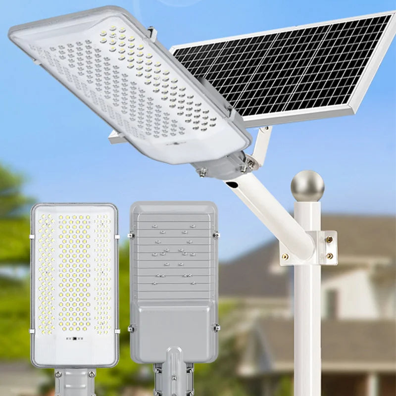 Ultra Bright Solar Lamps Solar Street Lights Outdoor Dusk to Dawn Solar Powered Flood Lamp for Garden/Parking-Lot/Yard/terrace