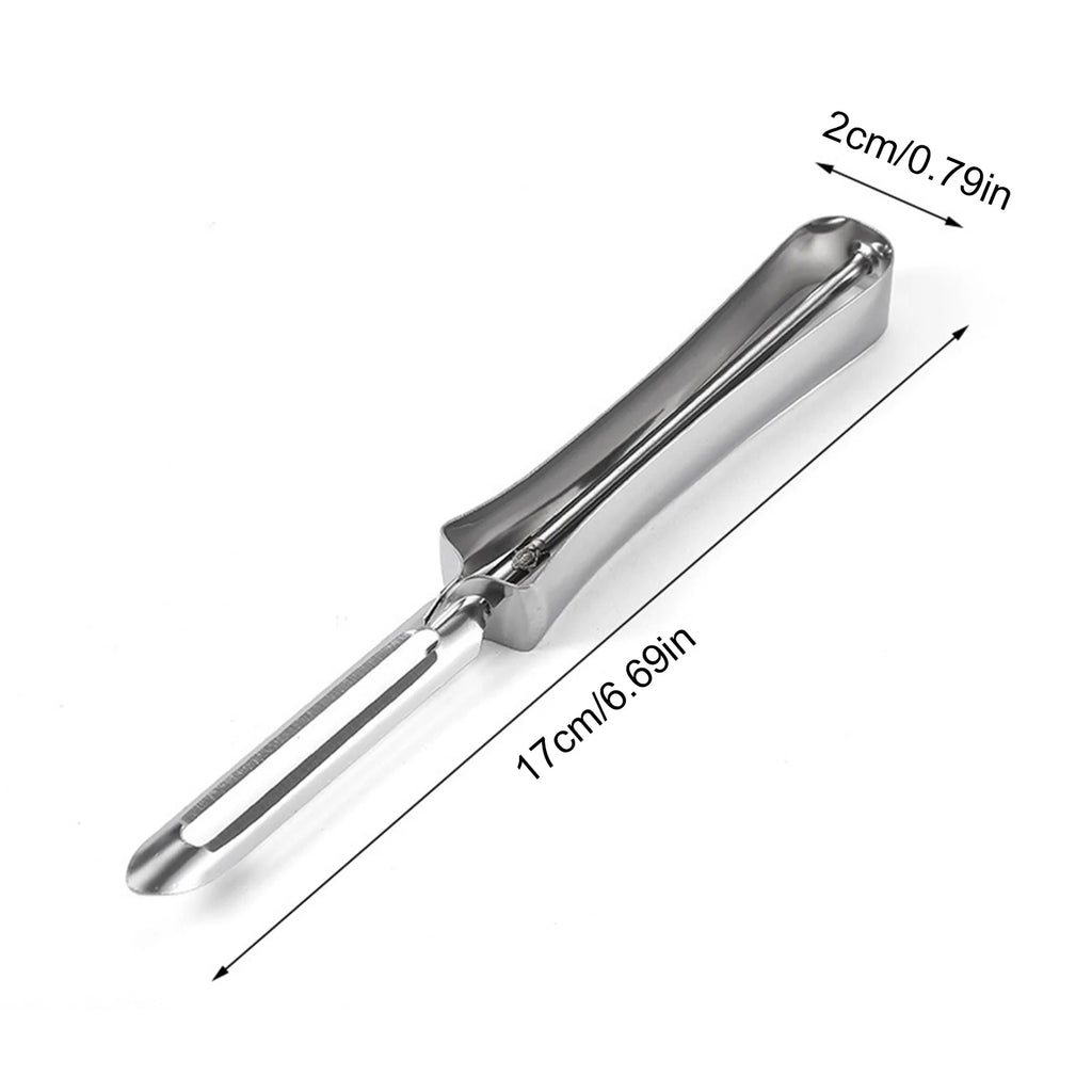 Stainless Steel Vegetable Peeler Kitchen Paring Knife Potato Slicer With Dual Blades Fruit Peeler Handle Kitchen Vegetable Tool