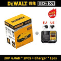 DeWalt Original 20V 60V 6Ah 9Ah MAX Battery Power Tool Replacement for DeWalt DCB184 DCB182 DCB205 DCB200 18Volt 20v Battery