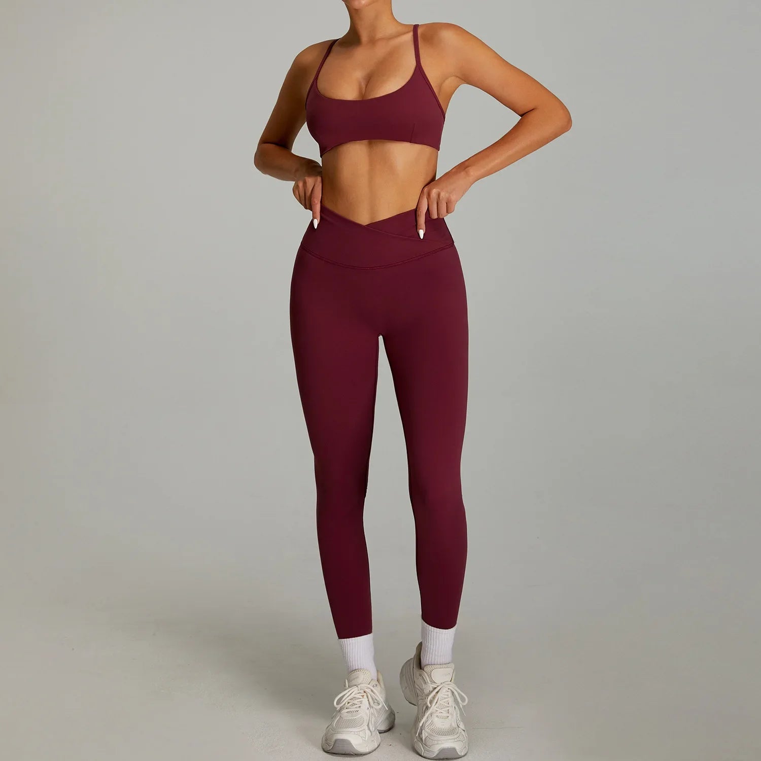 2025 New Women's High Waist Yoga Set - Seamless & Breathable 2-Piece Workout Outfit for Gym, Pilates & Running (+3 Colors)
