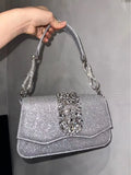 Bling Shiny Clutch Purse For Wedding Party Women Handbag Luxury Glitter Rhinestones Diamond Evening Bag Female Crossbody Bag