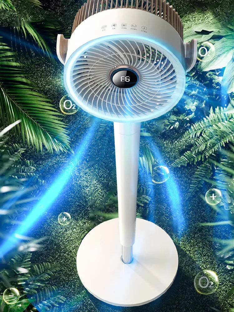 Air Circulation Fan Electric Fan Household Quiet Vertical Floor Fan Big Wind New Desktop turbo Fan Timing Remote Control