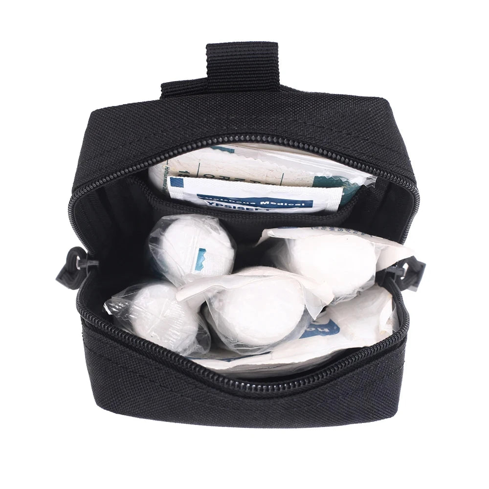 EDC Molle Tactical Pouch Waist Pack Compact Utility Pouches Waist Belt Bag Medical Bags Phone Case Outdoor Hunting Accessories