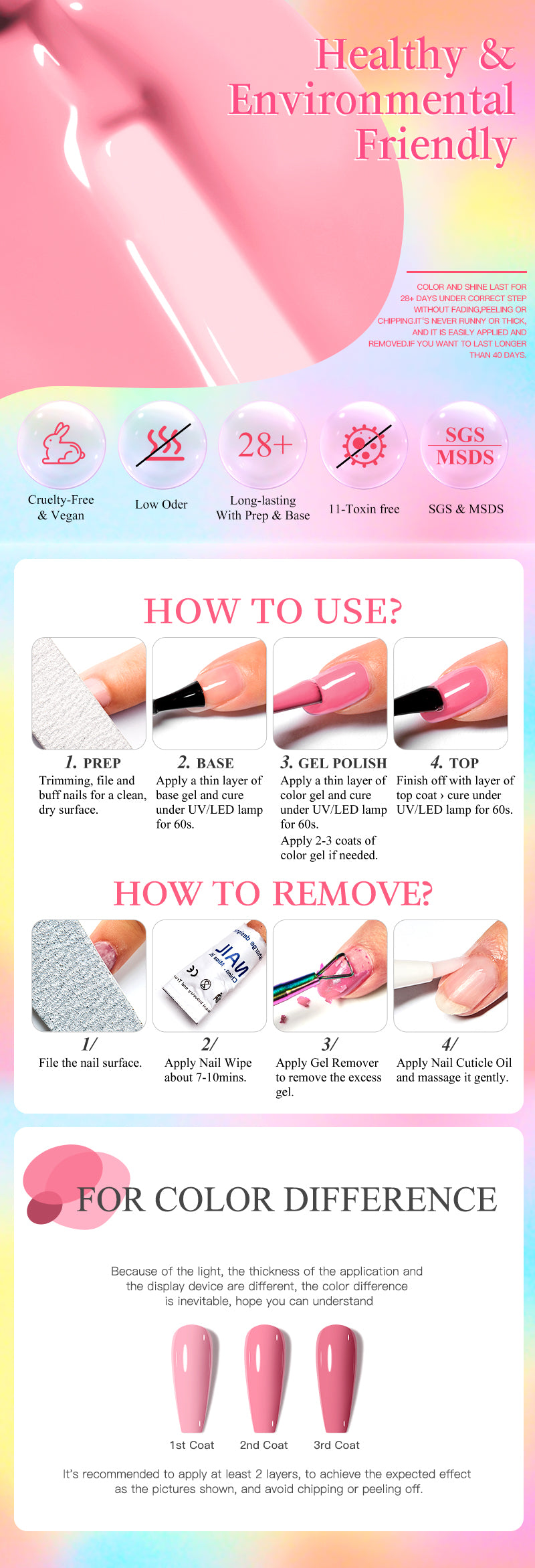 MEET ACROSS 6/8Pcs Set Glitter Gel Nail Polish Autumn Winter Nail Art Varnishes Semi Permanent Soak Off UV Gel Kit Nails Lacquer